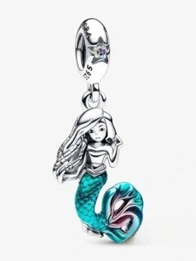 ✅NWT  Pandora Disney The Little Mermaid Ariel Dangle Charm